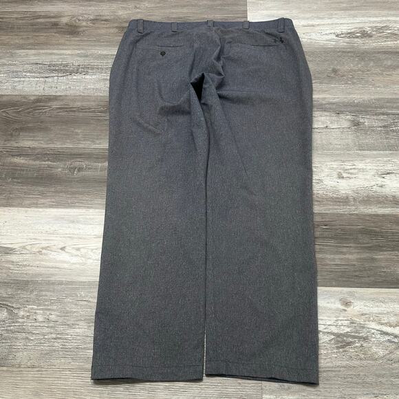 Under Armour Gray Mens 40x29 Flat Front Match Play Vented Performance Golf Pants - Picture 3 of 12